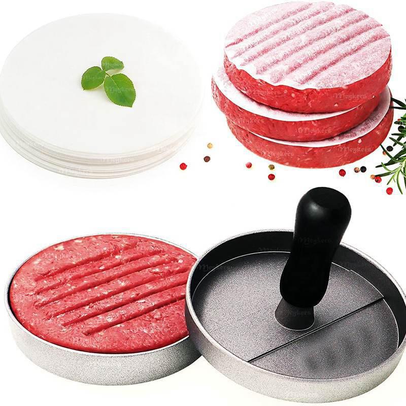 100Pcs 11Cm Runde Hamburger Druck Fleisch Papier Öl Löschpapier Küche Werkzeug