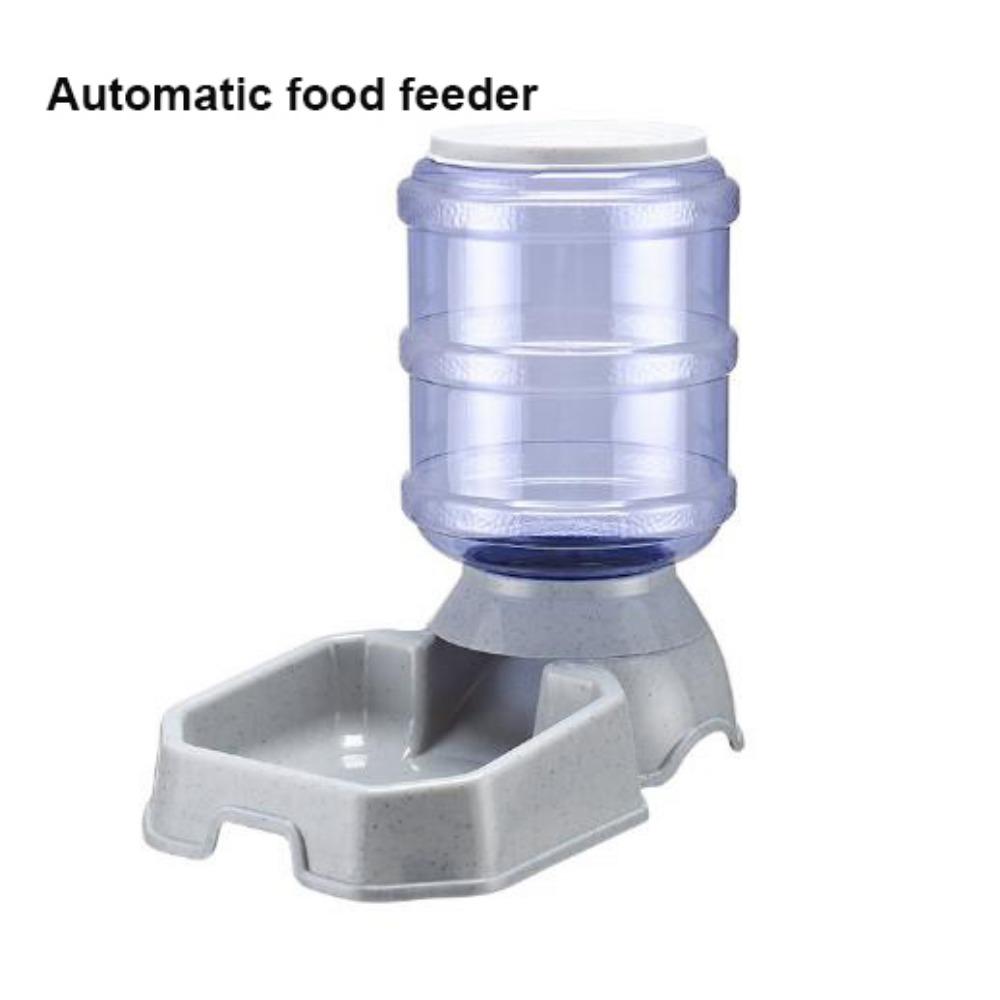High Capacity Dog Automatic Feeders Plastic 21*32.5*31cm Feeding and Drinking Tool 5 Colors Pet Feeding Bowl Pet Supplies