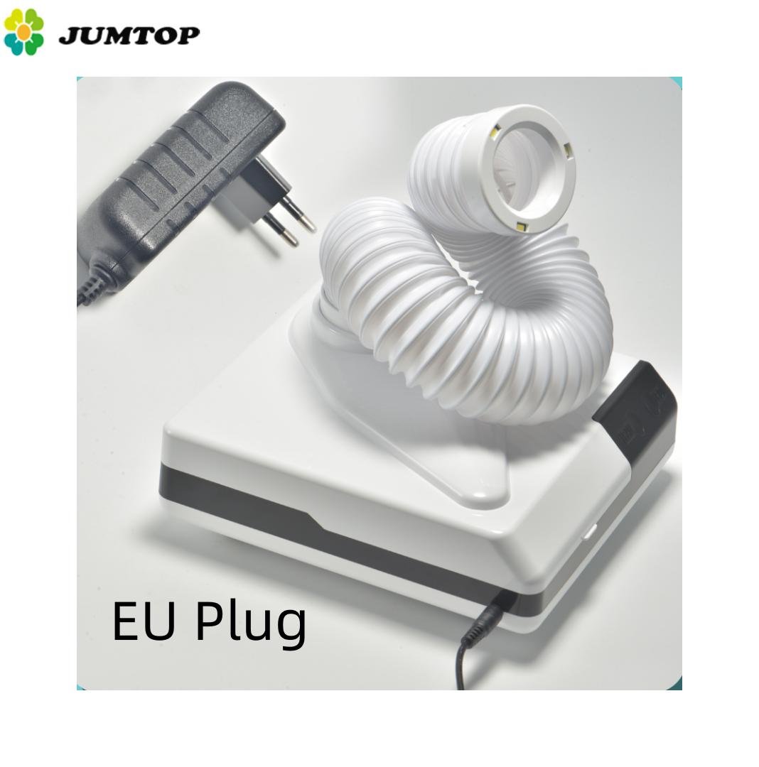 

Стоматологический пылесос со светодиодной подсветкой, пылесборник для стоматологической лаборатории, полировка зубов, портативная машина для всасывания пыли для стоматологии EU Plug белый