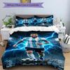 Argentina Football Legend Print 3Pcs Bedding Setduvet Cover With 2 Bedropillowcase Home Birthday Gift