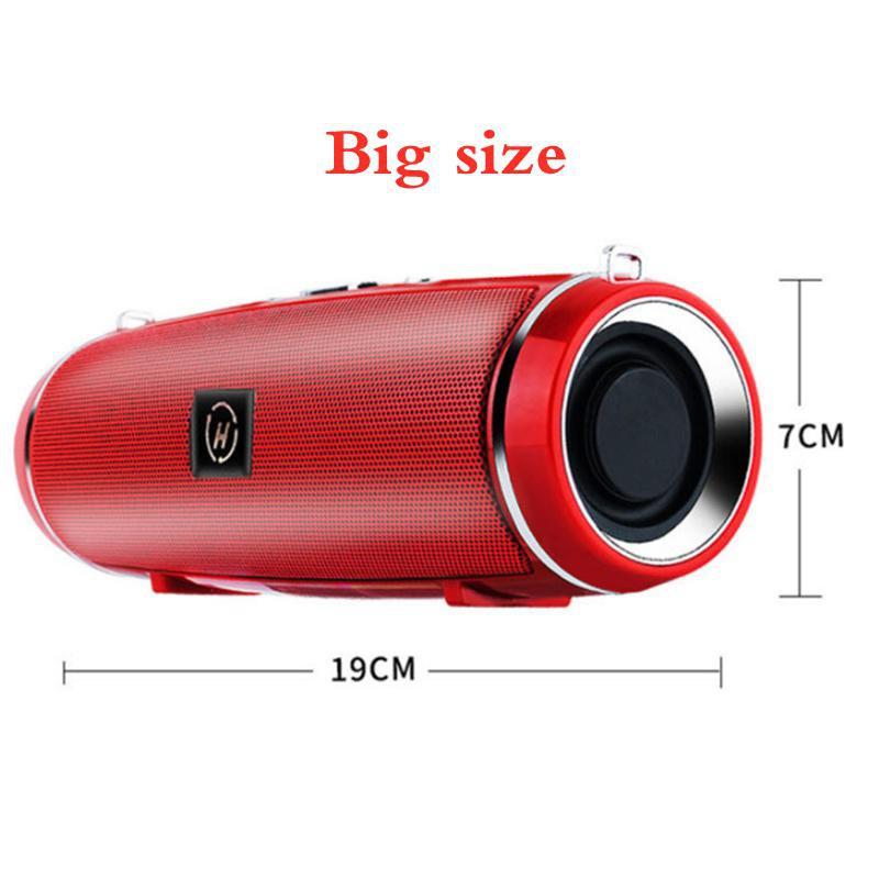 Waterproof Bluetooth 5.0 Speaker Portable Wireless Outdoor Stereo HiFi Speaker with TF Card FM Radio Mp3 Player for Smart Devices