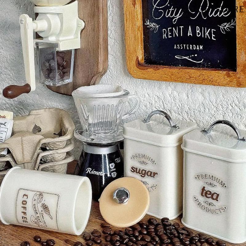 3Pcs Simulation Nordic Storage Jar Model Candy Box Miniature Food And Play Dry Goods Cans Kitchen Storage Organzier