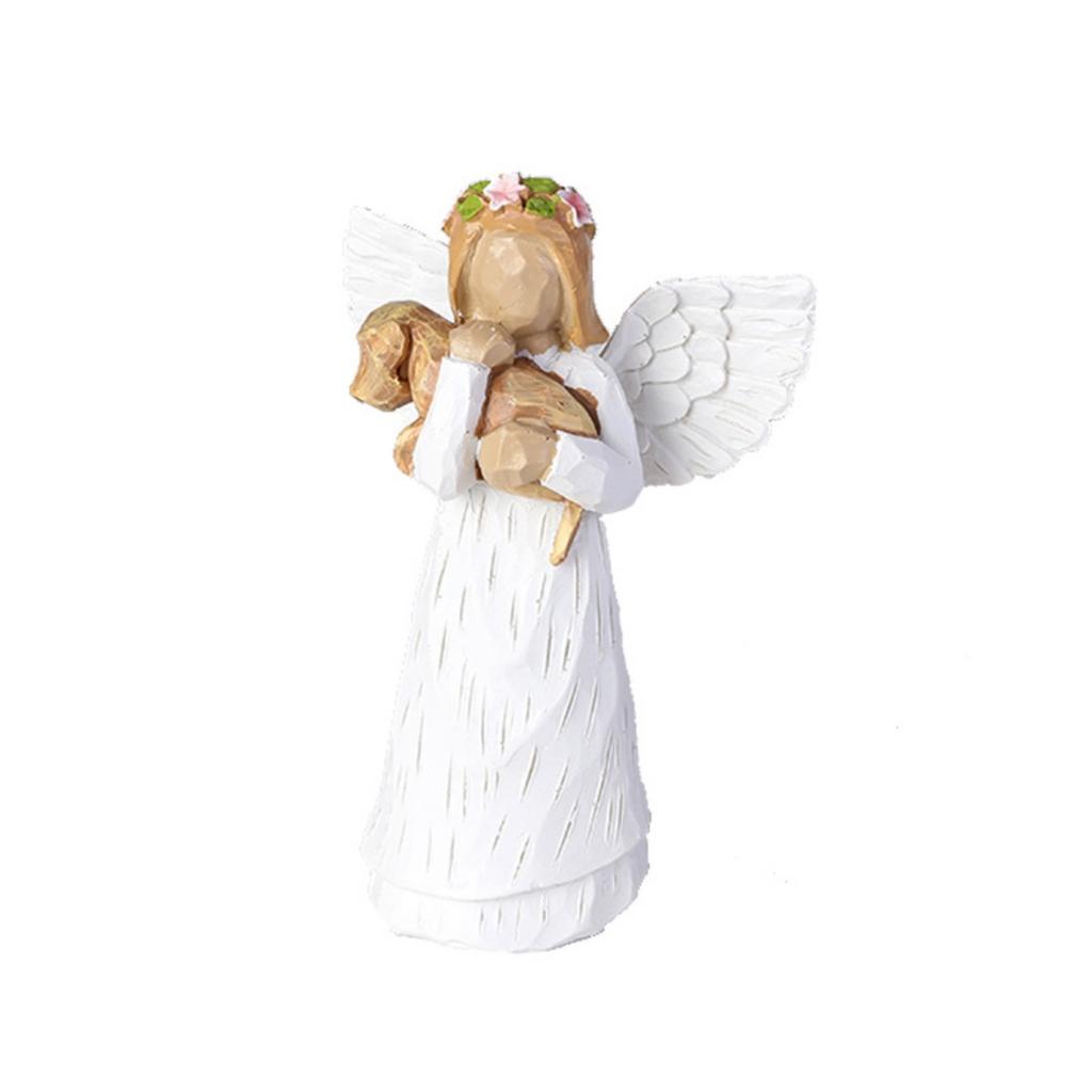 Engel der Freundschaft Hund/Katze Gedenkgeschenke, Haustier Beileidsgeschenk, Verlust des Hundes Geschenke, Verstorbenes Haustier Geschenke, Engelsfiguren Hund Gedenkgeschenk