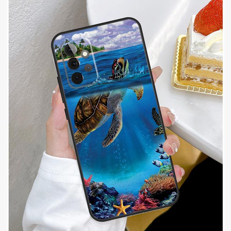 Ocean Sea Turtle Funda For Samsung Galaxy A52 A32 A12 A14 A34 A54 A51 A71 A53 A33 A13 A15 A25 A35 A55 Case