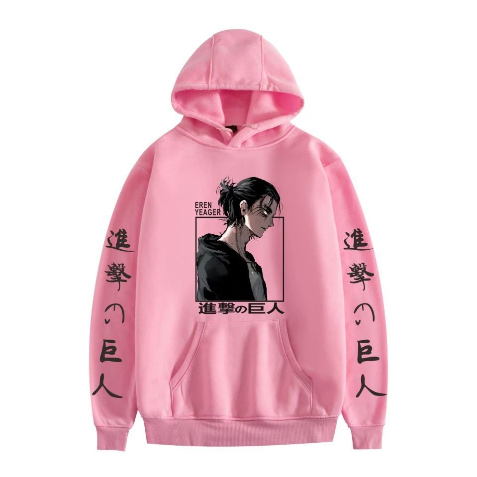 Attack On Titan Cartoon Pattern Anime Hoodies Men/Women Hooded Pullover Sweatrshirts Oversized Sweatshirts