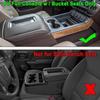 Black ABS Center Console Tray for Chevy Silverado/GMC