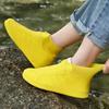Disposable Plastic Shoe Covers Rain Thickened Long Footwear Boot Covers Shoes and Reusable Waterproof Rain Shoes Cover