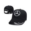 (nero-B) Berretto da Baseball Ricamato F1 Benz Team Berretto per Auto