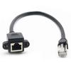Cate5 Ethernet Cable Rj45 Up Down Left Right Angle Network Cable Patch Short Cord 0.3/0.5/0.6/1M