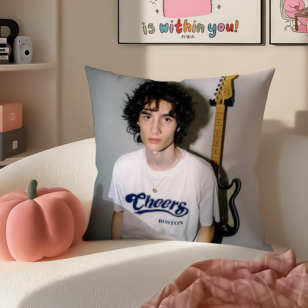 Soulful Latin Spanish Singer SSombr Cushion Cover Pillowcase Short Plush Invisible zipper Room Sofa Cushion Cover