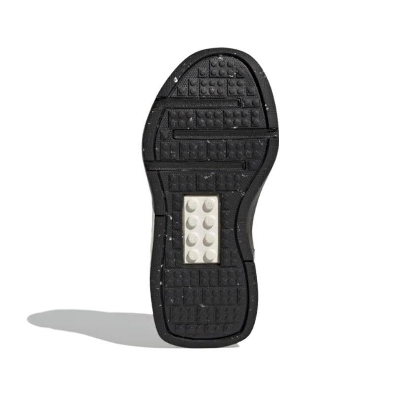 adidas Tech Runner  LEGO X  Little Kid 'Triple Black' ID9529