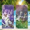 Cute T-Tina and M-Milo Towel Beach Towel Travel Lightweight Skin Friendly for Pool Beach Camping Cruise Summer