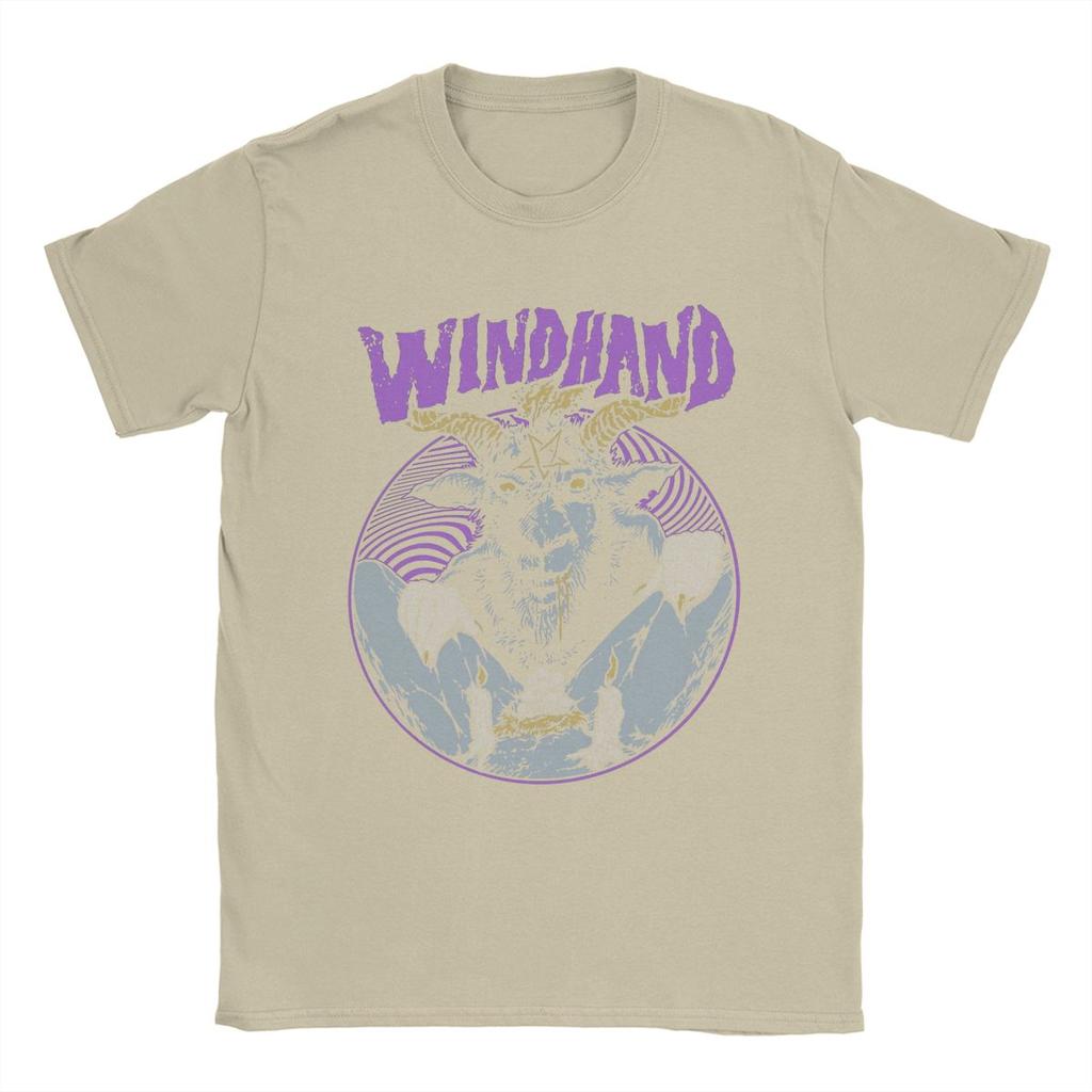 Humor Windhand T-Shirts Men Round Collar 100% Cotton T Shirts Short Sleeve Tee Shirt Birthday Present Clothes