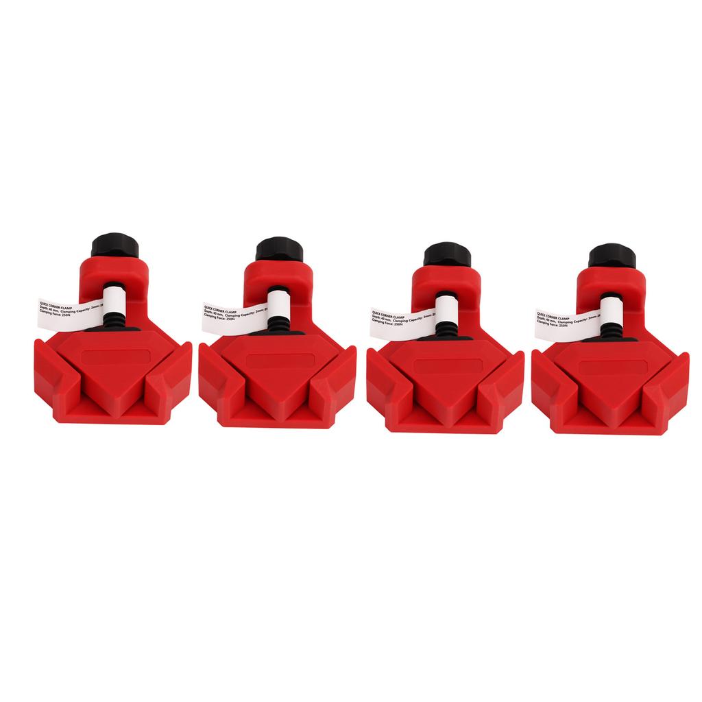 4PCS Right Angle Clamp Spring Load 90 Degree Corner Clip for DIY Woodworking Furniture Maintenance