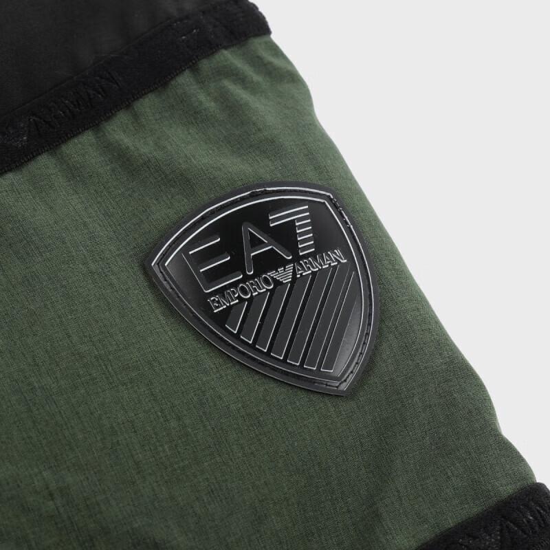 Emporio Armani EA7 Men's Short Hooded Cotton Jacket