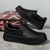 Fashion Leather Casual Shoes Elegantes Formal Men's Loafers Moccasins Breathable Slip On Male Boat Shoes Leisure Walk Moccasins