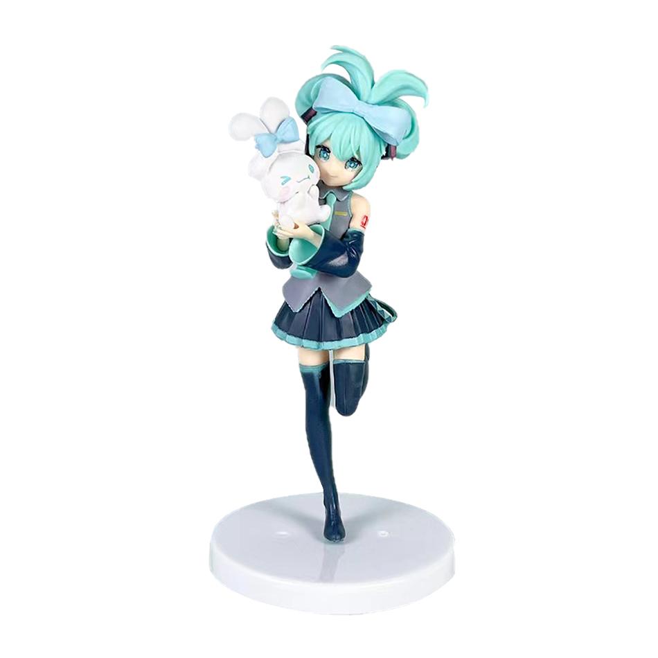 Hot Hatsune Miku Anime figure Pink dress Sakura Miku  Ver PVC model action toys Cherry pink  blossom collect decoration gift