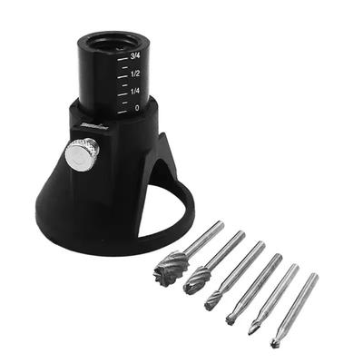 11Pcs Mit Bohrer Elektrische Schleifen Positionierer Dremel Dreh Werkzeug Feste Basis Router Bohrer Bits Verschleiß-beständig