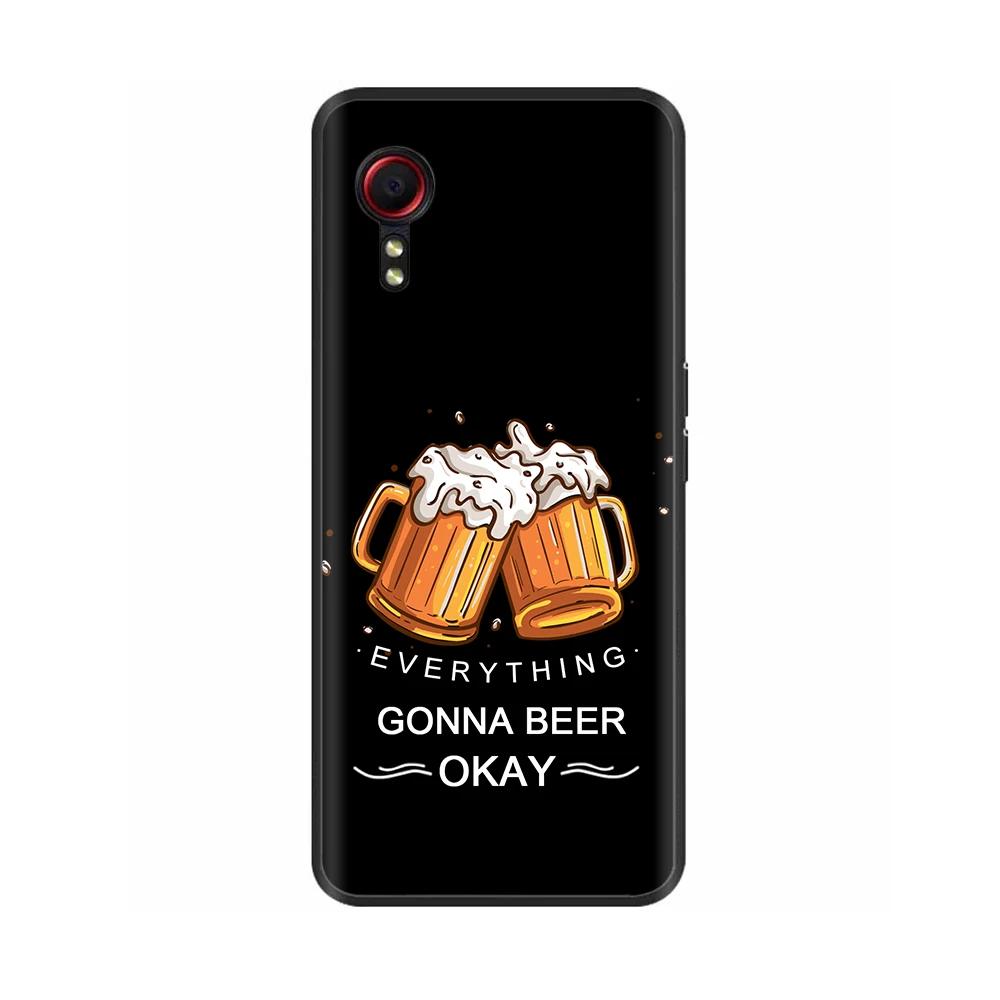 Per Samsung Galaxy Xcover 7 Custodia Morbida Liscia Silicone Liquido Cartoon Guscio Telefono Per Samsung XCover7 Cover Posteriori Protettive in TPU