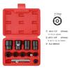 Socket Lug Nut Remover Nut Bolt Extractors Set 11PCS for For Impact Driver with 38 Inch Square Drive and 12 Inch Hex Adapter