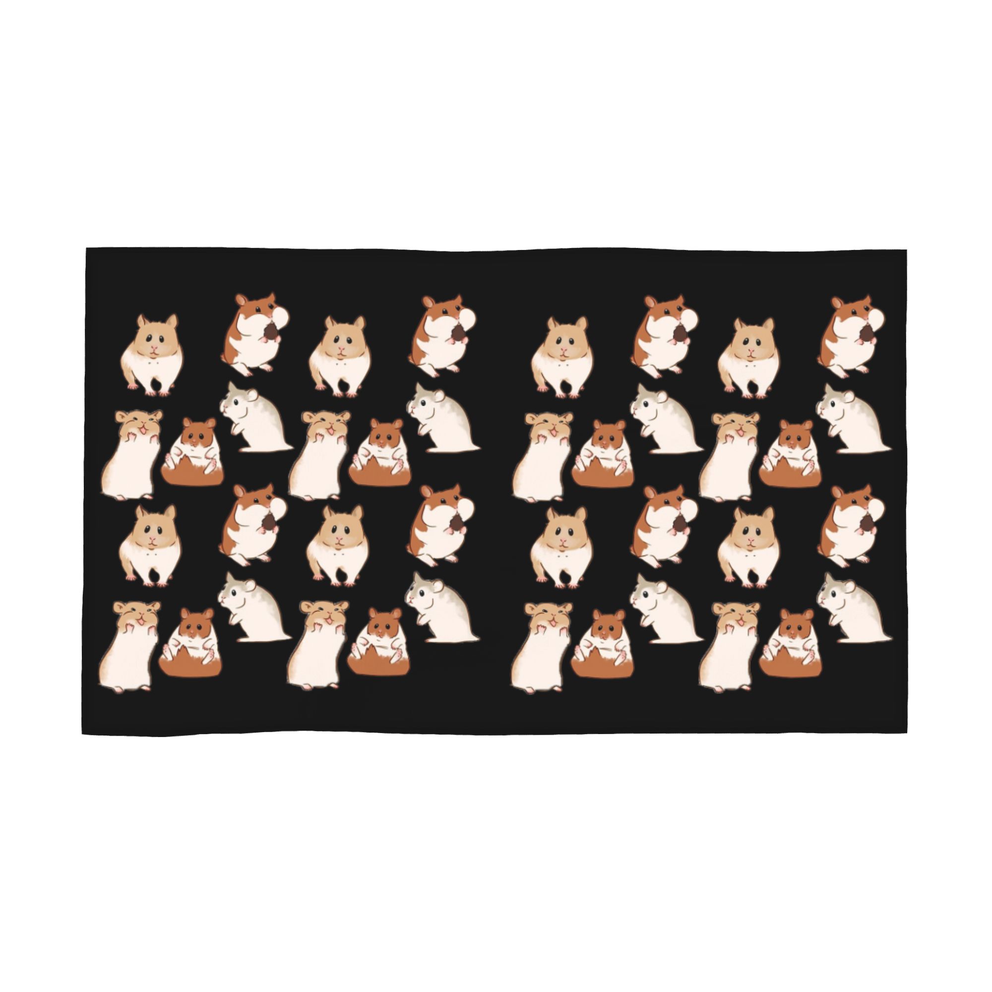 

cute hamster pattern Soft Face Towel Quick Dry Pool Bath Cotton Towels Absorbent W40*H60(CM)