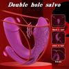 Vibrador Dildo con Control de APP para Mujeres Estimulador del Clítoris Punto G Masajeador Vaginal Tapón Anal Juguete Sexual Femenino Suministros Sexuales para Adultos