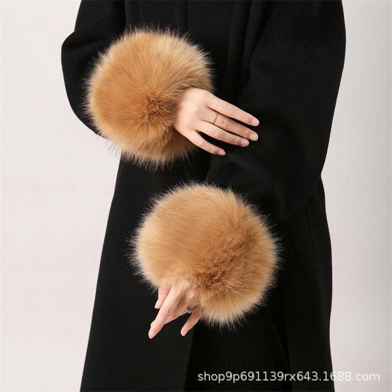 

Нарукавники из искусственного кролика One Size
