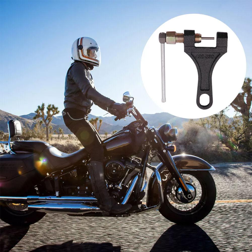 Repair Tools Universal Carbon Steel Spanner Link Splitter Pin Remover For Motorcycle Bike Atv 420-530 Chain Breaker Cutter L9r1