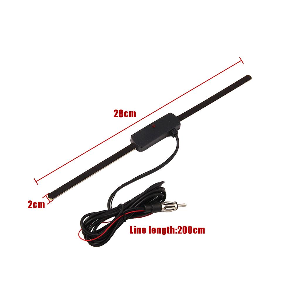 Car  Universal Antenna Booster FM/AM Radio Antenna Windshield Mount 12V Signal Amplifier Electronic For Subaru Ford Toyota Opel