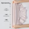 Yiershuang Women's High-Waist Antibacterial Cotton Underwear with Silk Crotch (3-Pack)