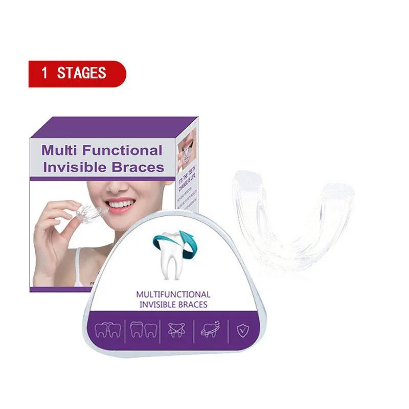 3 Niveluri Aparat Dentar Trainer Dinti Aliniere Muștiuc Pentru Adulți Aparat Ortodontic Dreptizor Accesorii Dentare