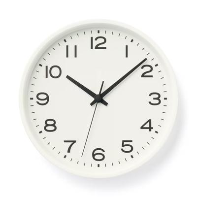 MUJI analoge große weiße 44275689 Uhr, MJ-ACLW2
