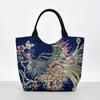 Yunnan Ethnic Style Embroidered Tote Bag With Sequins For Daily Use