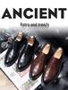 Men's Pointed Toe Leather Brogue Oxfords - British Style Casual & Formal Shoes for Spring and Autumn