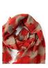 Women's 100% Pure Cashmere Plaid Scarf - Warm, Comfortable, and Versatile for Autumn and Winter.