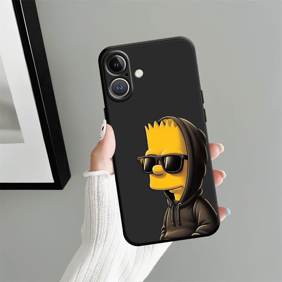 

Чехол для телефона Apple iPhone 16 14 13 12 11 15 Pro 7 8 XR XS MAX 17 Pro Max Air Cool S-simpsons Мультяшный iPhone 12 Pro Max