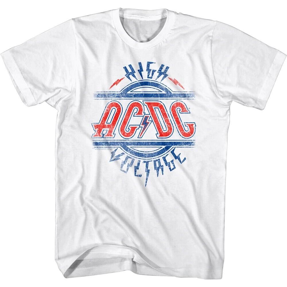 ACDC High Voltage Винтажная футболка с графическим принтом альбома и тура рок-группы Унисекс XXXL