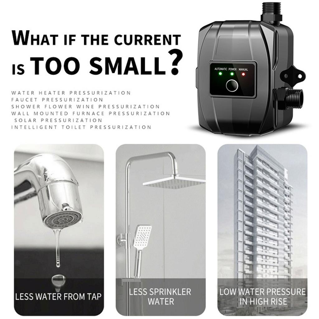 Pompe Booster Domestique Automatique 24V Standard Européen/Américain Pompes à Pression Installation Simple pour une Pression d'Eau Stable