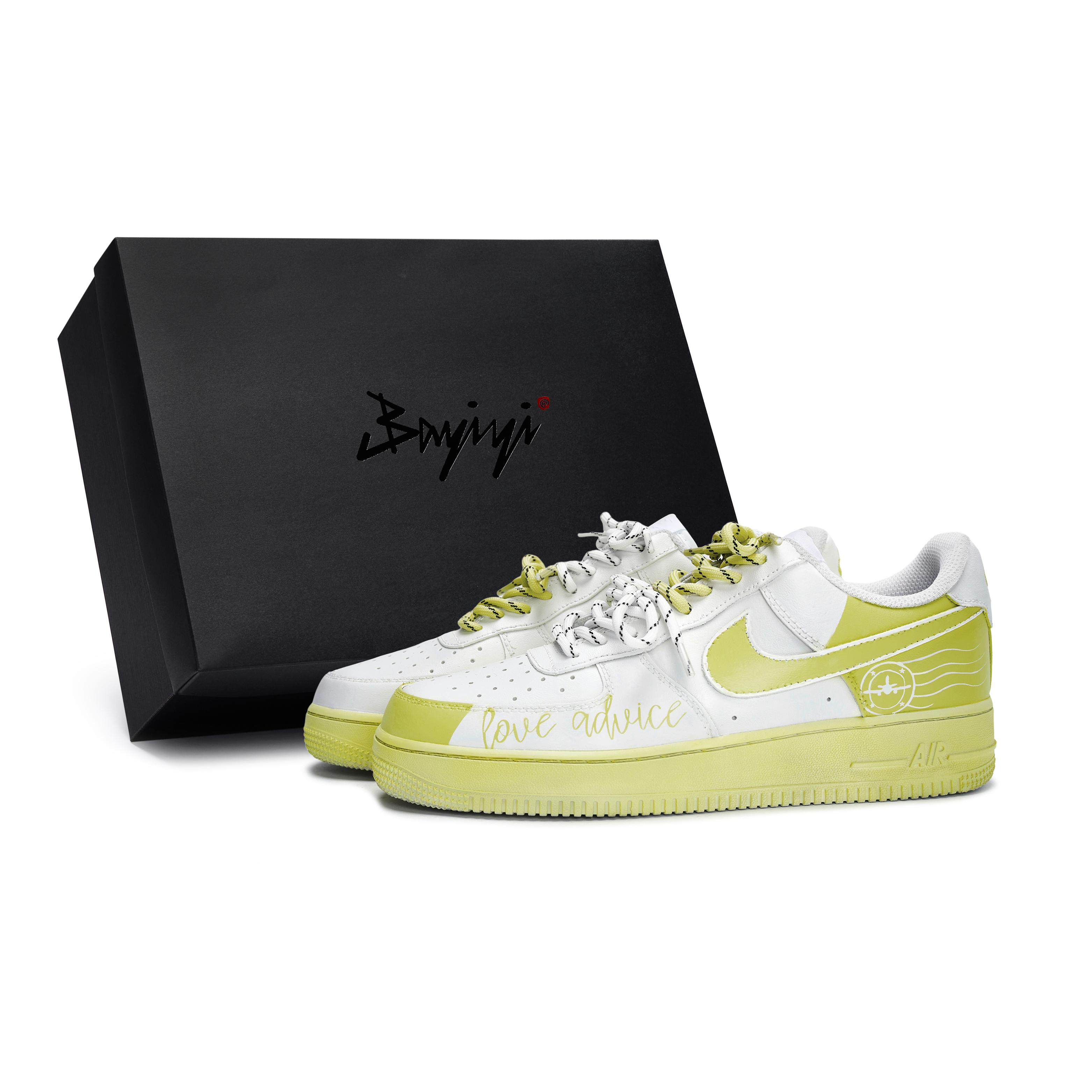 

Nike Air Force 1 Skateboard Shoes Unisex Low top Yellow CW2288-111(Team80-S-BOX) 38.5