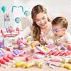 Kinder Arzt Spielset für Zahnarzt Krankenschwester Stethoskop Spritze Medizinisches Set Rollenspielzeug Kinder erfüllen Traum vom Schauspielern Geschenke