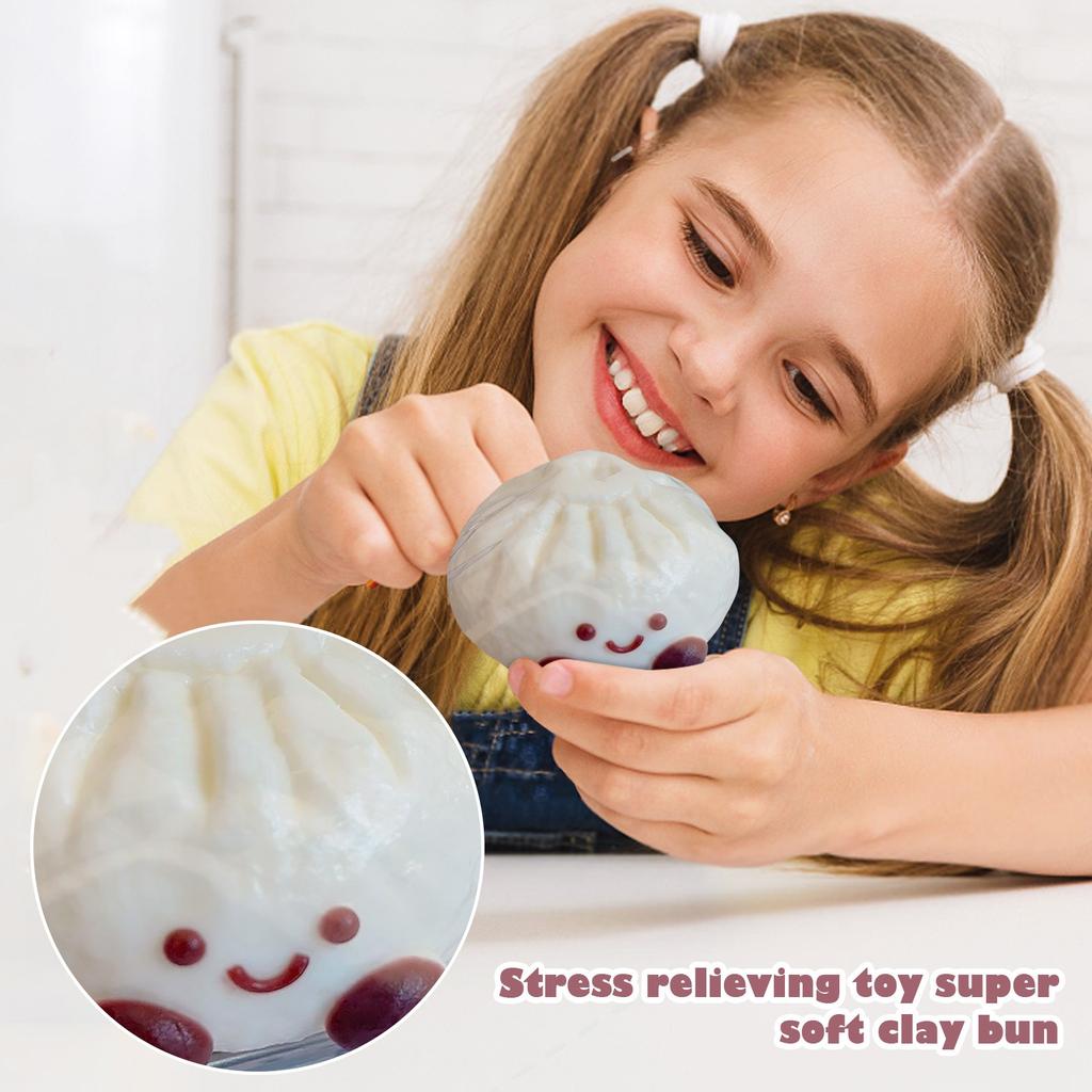 Baozi Nie Nie Le Super Soft Mud Feel To Pressure Handmade Food Grade Silicone Toy