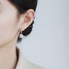 New Exquisite Square Bag Earrings, Ear Buckles, European and American Style Jewelry, Full of Diamond Earrings and Earrings.