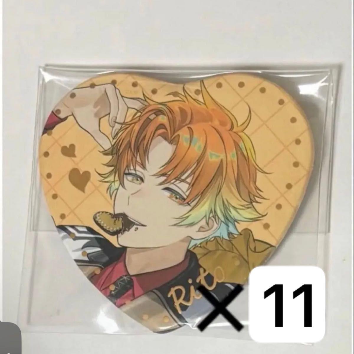 Used Nijisanji Can Badge Melty Valentine Rito Usami 11 points