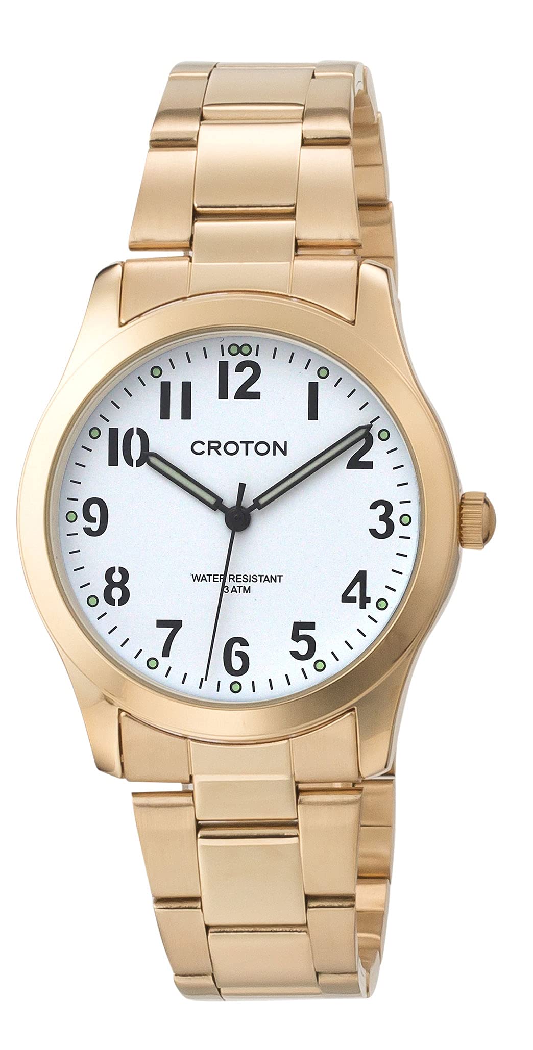 

Часы Croton Розовое золото [Croton] RT-168M-B Мужские белый