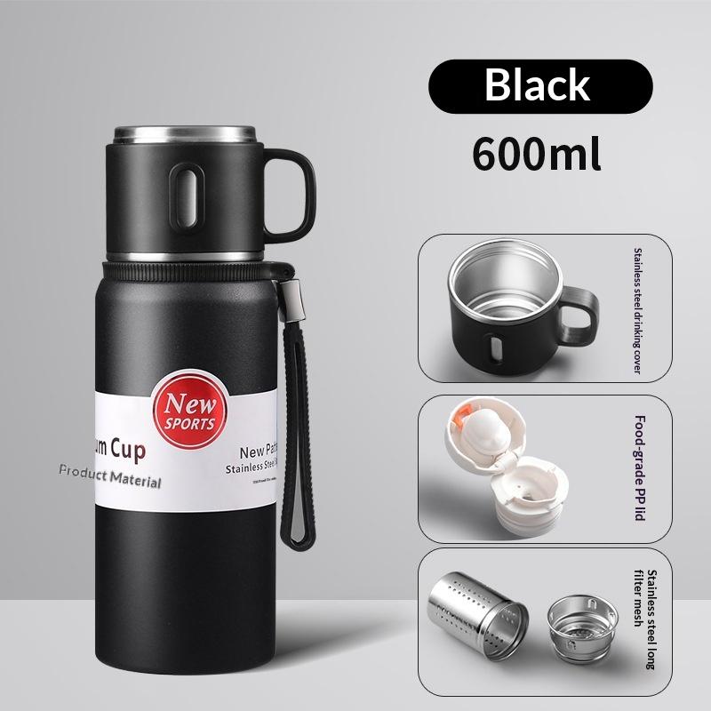 316 Stainless Steel Water Bottle 800ml Large CapacitySports Water Bottle Gifts for Men Stainless Steel Bottle Insulated Coffee