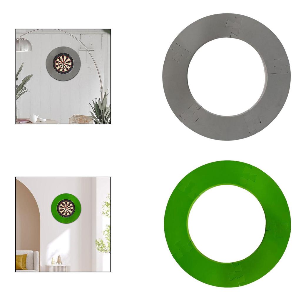 Dart Board Wall Protector Border Protection Loop Stable Round Backing EVA Dartboard Surround for Office Garage Game Room Home
