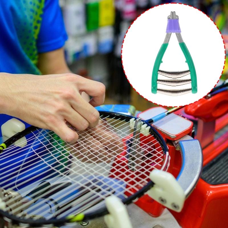 Tennis Racket String Machine Badminton Stringing Clamp 3 Spring Starter Clamp Clamping Tool Tennis Equipment Enduring