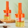 2 In 1 Oil Bottle With Silicone Brush For Barbecue Baking Kitchen Tool