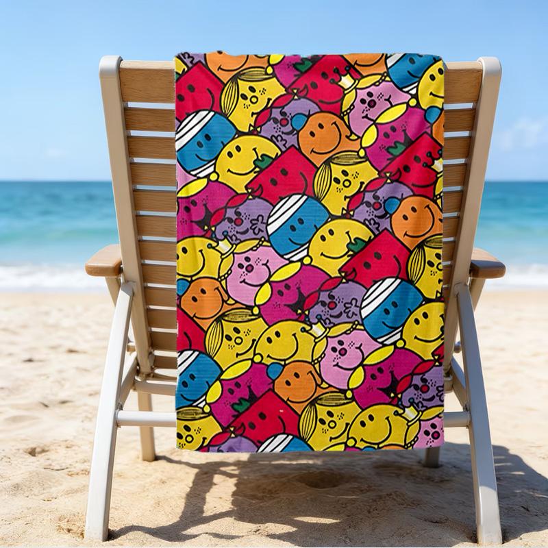 Rider Speeding Yamaha Through Neon Light Microfiber Beach Towel Lightweight And Quick-Dry, for Summer Travel, Beach Essential, Swimming Pool