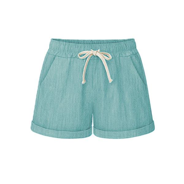 Women Plus Size Shorts Summer Solid Color Drawstring Sleeping Bottoms Loose Hot Pants for Sleep Gym Running